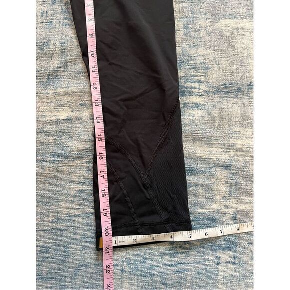 Lululemon Run: Inspire Crop II Black / Petal Pop Multi Size 6 - Picture 7 of 8